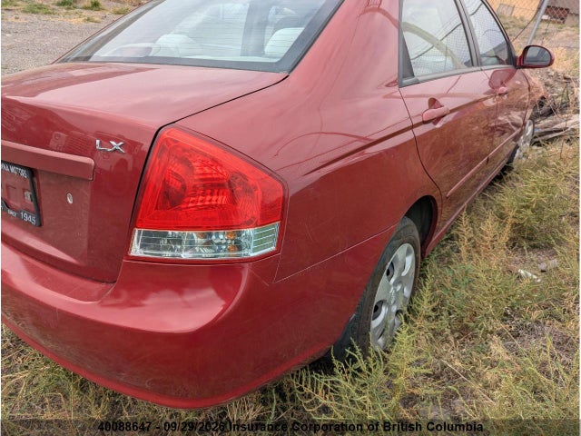 Aukcja sprzedaży 2009 Kia Spectra Lx/lx Convenience/lx Premium, vin: KNAFE221X95623720, numer aukcji: 40088647