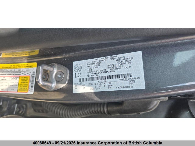 1FMCU9GNXTUA24578 Ford Escape Active