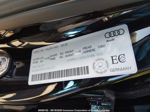 Audi A3 Technik 2020 WAUKEGFF5LA062231 Image 9