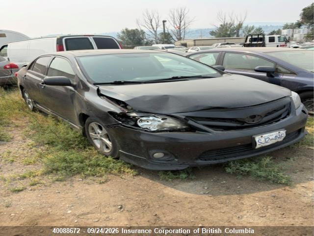 40088672 :رقم المزاد ، 2T1BU4EE9BC582181 vin ، 2011 Toyota Corolla S/le مزاد بيع