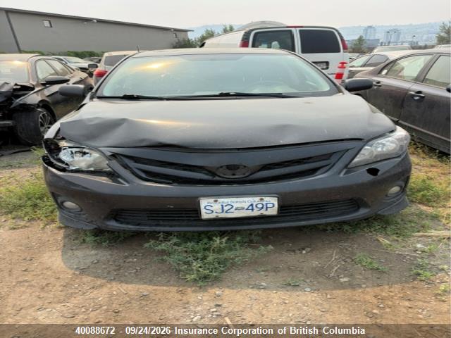 40088672 :رقم المزاد ، 2T1BU4EE9BC582181 vin ، 2011 Toyota Corolla S/le مزاد بيع