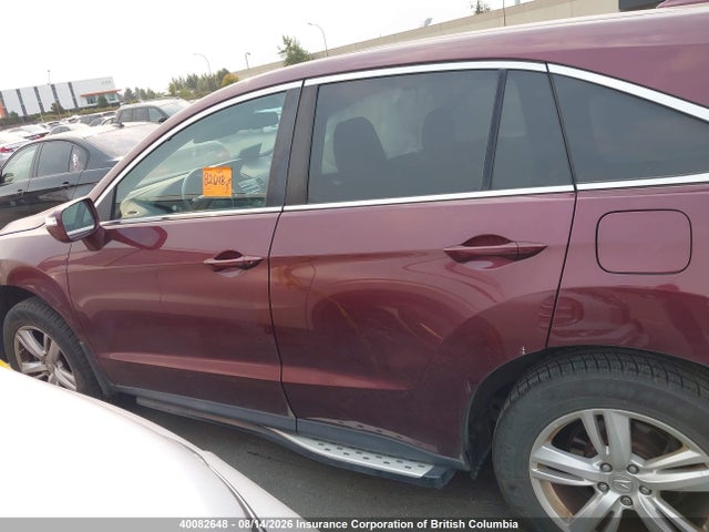 40082648 :رقم المزاد ، 5J8TB4H52FL806378 vin ، 2015 Acura Rdx Technology مزاد بيع