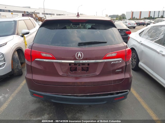 40082648 :رقم المزاد ، 5J8TB4H52FL806378 vin ، 2015 Acura Rdx Technology مزاد بيع