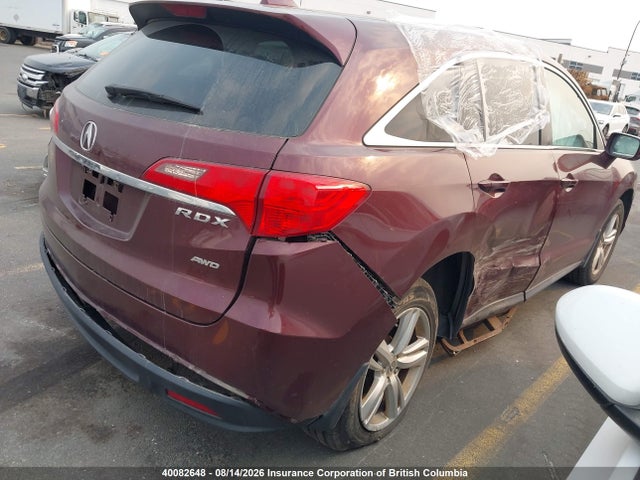 40082648 :رقم المزاد ، 5J8TB4H52FL806378 vin ، 2015 Acura Rdx Technology مزاد بيع
