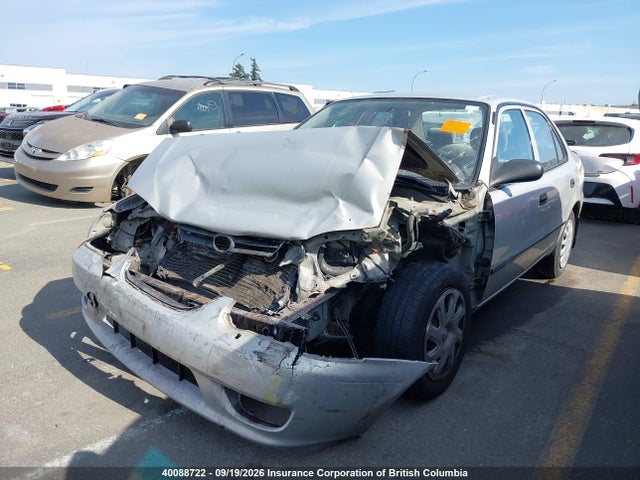 Продажа на аукционе авто 2002 Toyota Corolla Ce/le/s, vin: 2T1BR12E92C865183, номер лота: 40088722