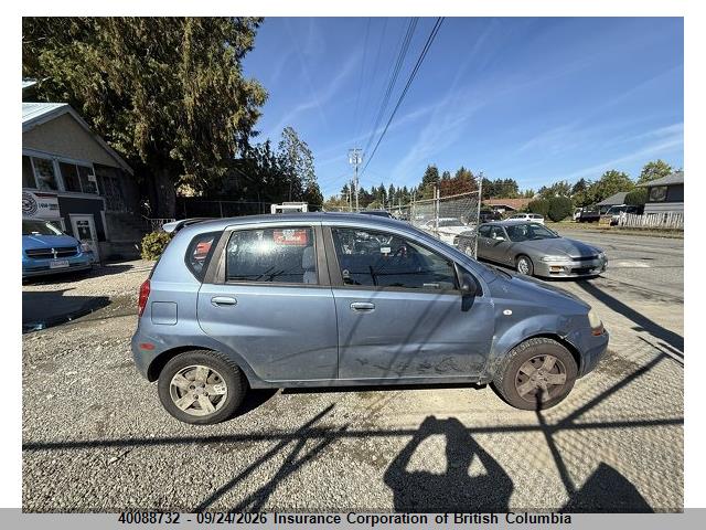 Aukcja sprzedaży 2007 Pontiac Wave, vin: KL2TW65617B719514, numer aukcji: 40088732