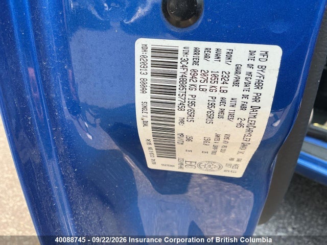 Продаж на аукціоні авто 2005 Chrysler Pt Cruiser, vin: 3C4FY48B05T577458, номер лоту: 40088745