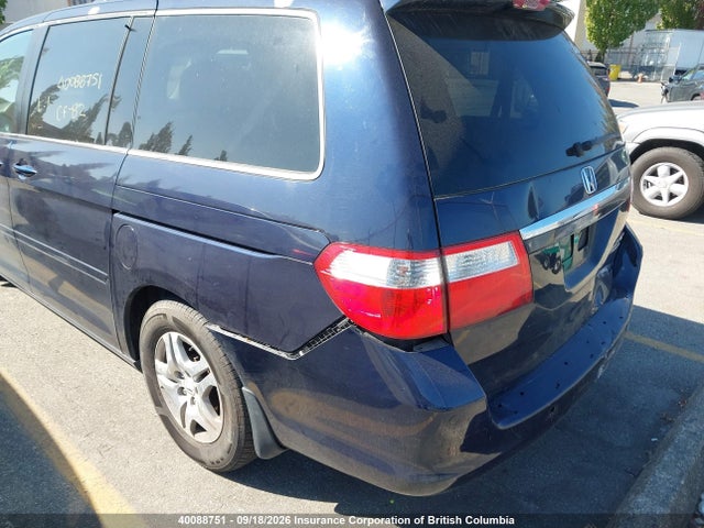 Продажа на аукционе авто 2005 Honda Odyssey Touring, vin: 5FNRL38805B510500, номер лота: 40088751