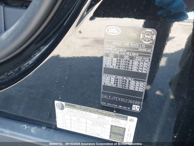 Aukcja sprzedaży 2025 Land Rover Defender 110 S, vin: SALEJ7EX9S2366881, numer aukcji: 40088752