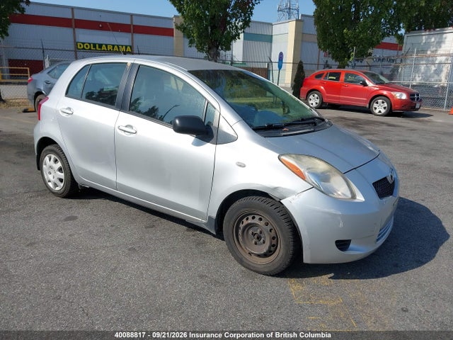 40088817 :رقم المزاد ، JTDKT923X75125600 vin ، 2007 Toyota Yaris مزاد بيع