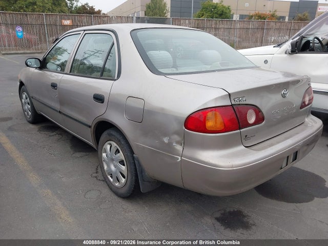 Продажа на аукционе авто 2002 Toyota Corolla Ce/le/s, vin: 2T1BR12E12C873911, номер лота: 40088840
