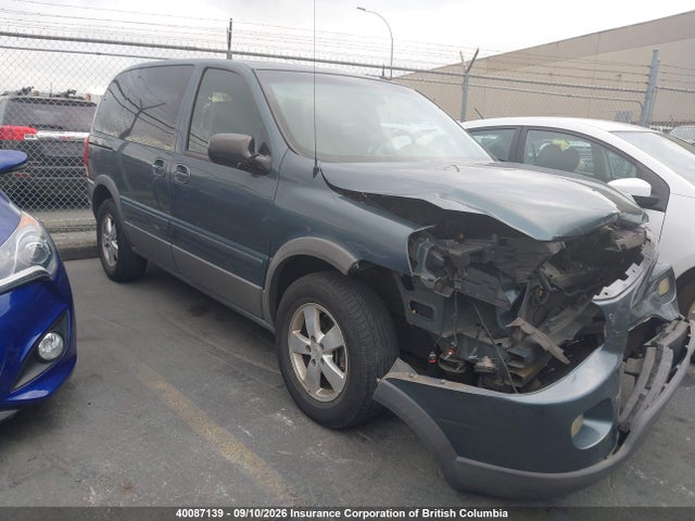 2005 Pontiac Montana Sv6 მანქანა იყიდება აუქციონზე, vin: 1GMDU03L25D307418, აუქციონის ნომერი: 40087139