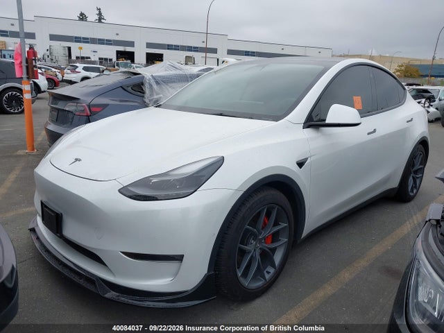 Продажа на аукционе авто 2021 Tesla Model Y Performance, vin: 5YJYGDEF2MF202221, номер лота: 40084037