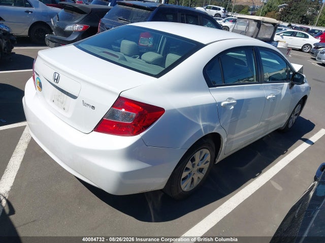 Продаж на аукціоні авто 2012 Honda Civic Lx, vin: 2HGFB2F47CH103167, номер лоту: 40084732