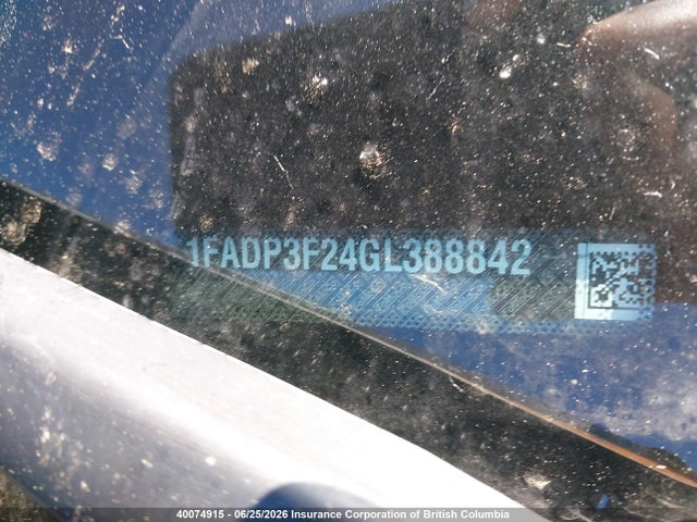 1FADP3F24GL388842 Ford FOCUS SE