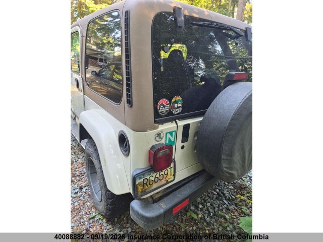 40088882 :رقم المزاد ، 1J4FA59S22P765059 vin ، 2002 Jeep Tj مزاد بيع