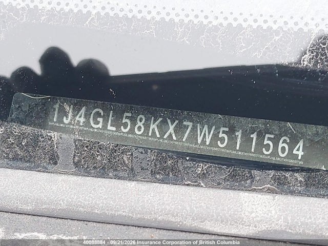 Aukcja sprzedaży 2007 Jeep Liberty Limited, vin: 1J4GL58KX7W511564, numer aukcji: 40088884