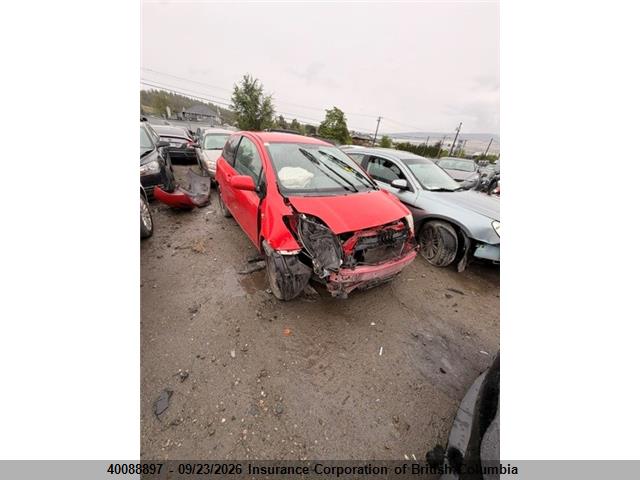 40088897 :رقم المزاد ، JTDJT4K32A5292376 vin ، 2010 Toyota Yaris مزاد بيع