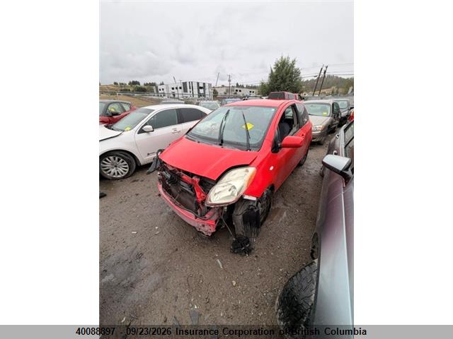 40088897 :رقم المزاد ، JTDJT4K32A5292376 vin ، 2010 Toyota Yaris مزاد بيع