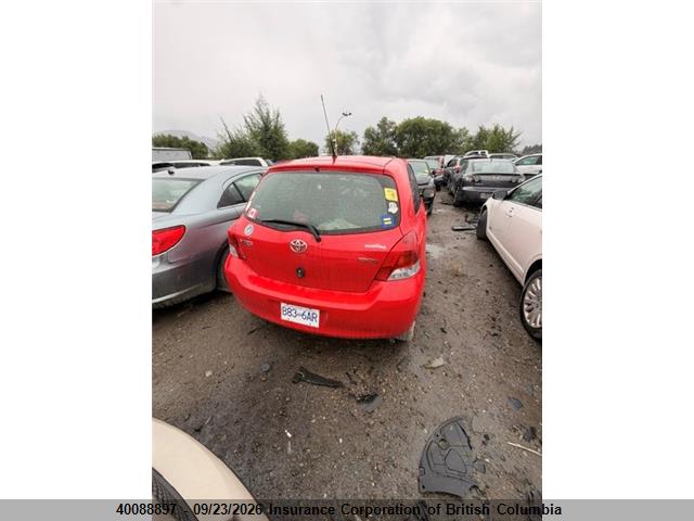 40088897 :رقم المزاد ، JTDJT4K32A5292376 vin ، 2010 Toyota Yaris مزاد بيع