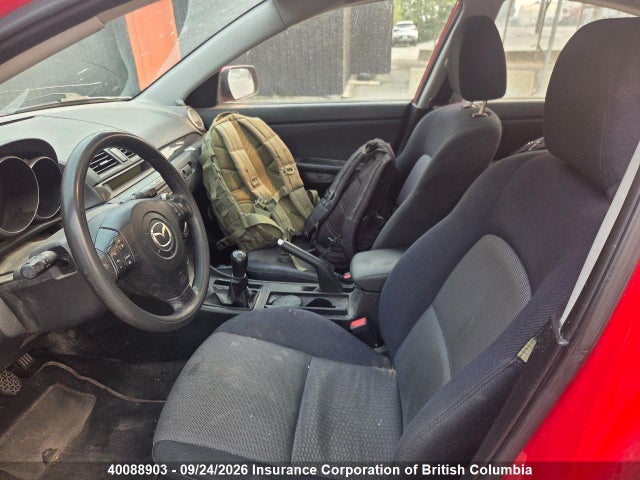 Продаж на аукціоні авто 2008 Mazda Mazda3 Gs/gx, vin: JM1BK32F081865904, номер лоту: 40088903