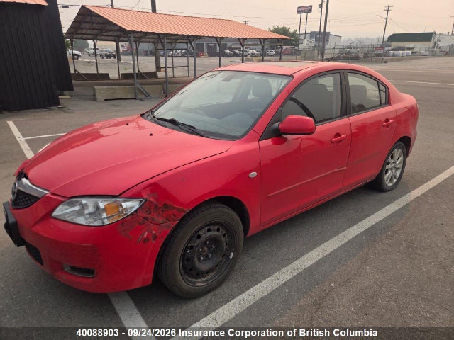 Продаж на аукціоні авто 2008 Mazda Mazda3 Gs/gx, vin: JM1BK32F081865904, номер лоту: 40088903