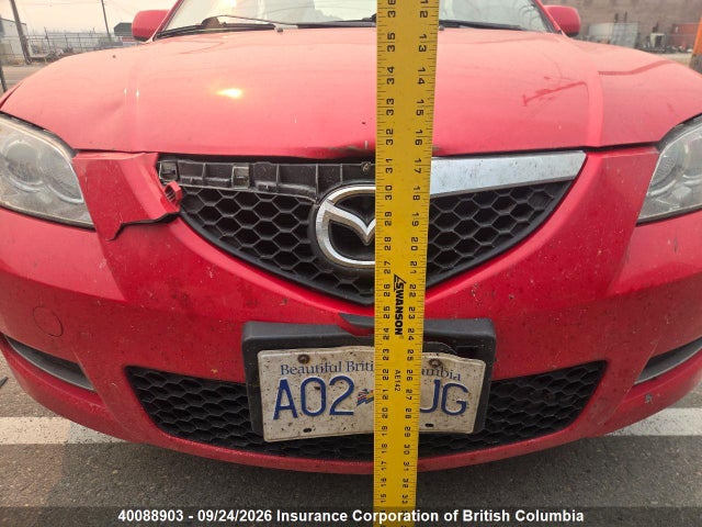 Продаж на аукціоні авто 2008 Mazda Mazda3 Gs/gx, vin: JM1BK32F081865904, номер лоту: 40088903