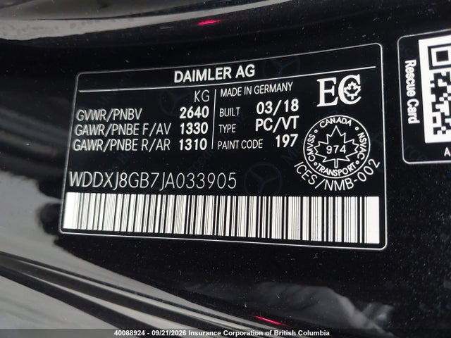 WDDXJ8GB7JA033905 Mercedes-Benz S 560 4matic