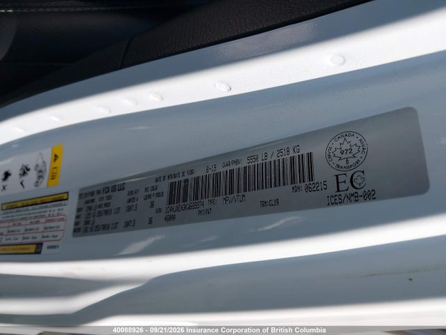 Auction sale of the 2019 Jeep Wrangler Unlimited Sahara, vin: 1C4HJXEN3KW669974, lot number: 40088926