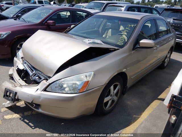 40077597 :رقم المزاد ، 1HGCM56675A800016 vin ، 2005 Honda Accord Ex مزاد بيع