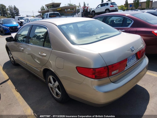 40077597 :رقم المزاد ، 1HGCM56675A800016 vin ، 2005 Honda Accord Ex مزاد بيع