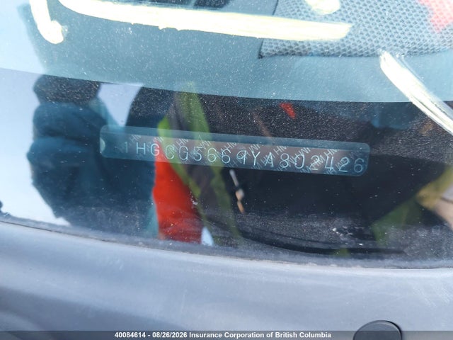 Продажа на аукционе авто 2000 Honda Accord Ex, vin: 1HGCG5669YA802426, номер лота: 40084614