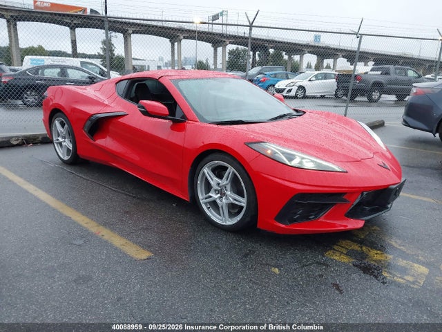 Chevrolet CORVETTE STINGRAY 2020 1G1Y82D48L5103705 головне зображення