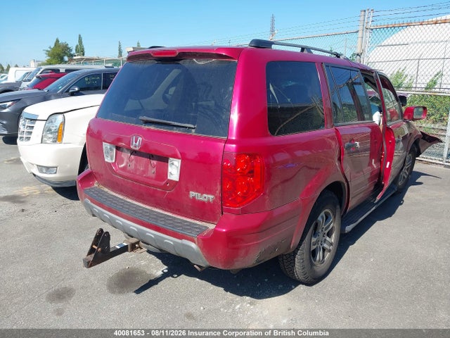 Aukcja sprzedaży 2004 Honda Pilot Exl, vin: 2HKYF18564H003873, numer aukcji: 40081653