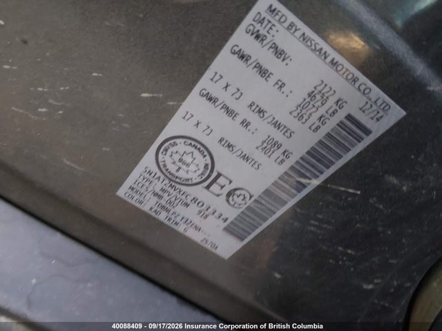 Nissan Rogue S/sl/sv 2015 5N1AT2MVXFC803334 Image 9