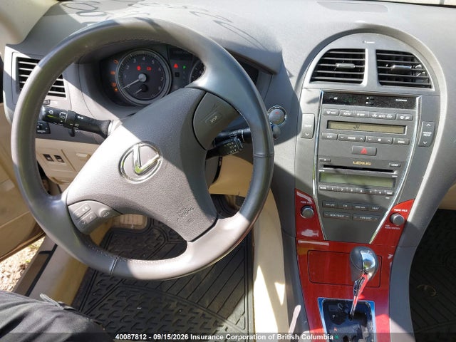 40087812 :رقم المزاد ، JTHBJ46G882195121 vin ، 2008 Lexus Es 350 350 مزاد بيع