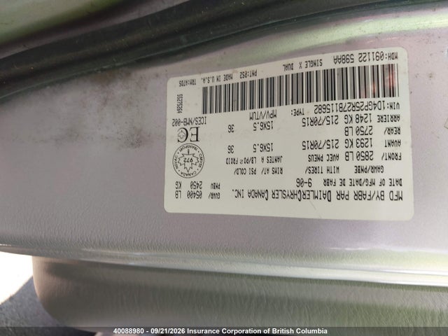 40088980 :رقم المزاد ، 1D4GP25R27B115682 vin ، 2007 Dodge Caravan Se مزاد بيع