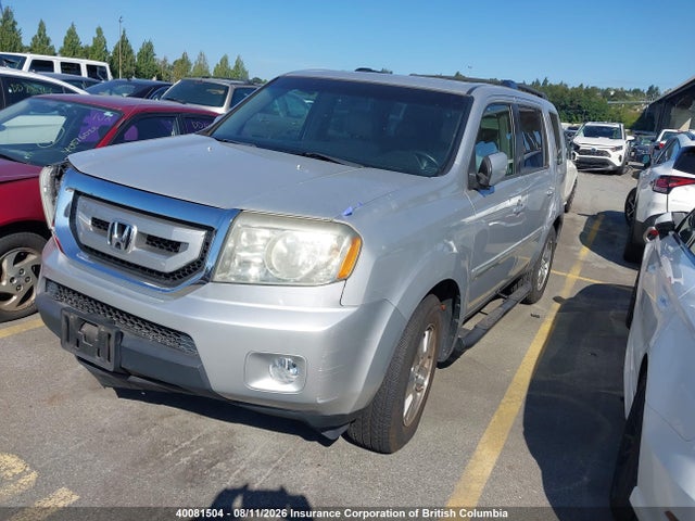 40081504 :رقم المزاد ، 5FNYF485X9B502540 vin ، 2009 Honda Pilot Exl مزاد بيع