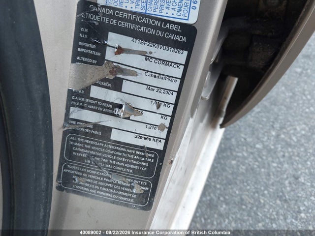 Aukcja sprzedaży 1997 Toyota Camry, vin: 4T1BF22K0VU918263, numer aukcji: 40089002