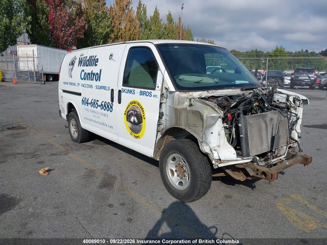 2010 Gmc Savana 2500 Standard მანქანა იყიდება აუქციონზე, vin: 1GTZGFAA0A1132362, აუქციონის ნომერი: 40089010