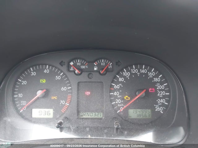 Aukcja sprzedaży 2002 Volkswagen Jetta, vin: 3VWSK29M42M033780, numer aukcji: 40089017
