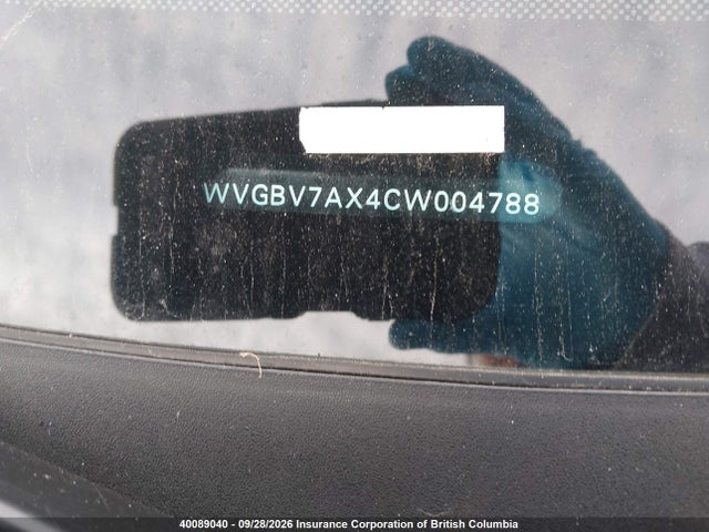 Продажа на аукционе авто 2012 Volkswagen Tiguan 2.0 Tsi Comfortline/2.0 Tsi Highline/2.0 Tsi Trendline, vin: WVGBV7AX4CW004788, номер лота: 40089040