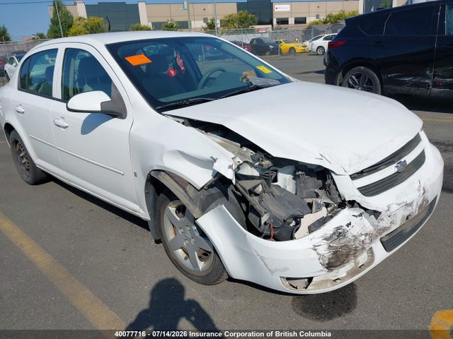 Aukcja sprzedaży 2007 Chevrolet Cobalt Lt, vin: 1G1AL55F177247012, numer aukcji: 40077716
