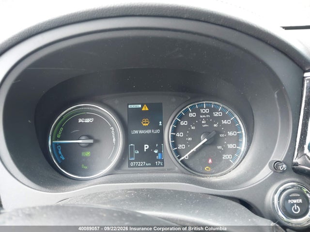 40089057 :رقم المزاد ، JA4J24A53JZ619599 vin ، 2018 Mitsubishi Outlander Phev Gt/se مزاد بيع