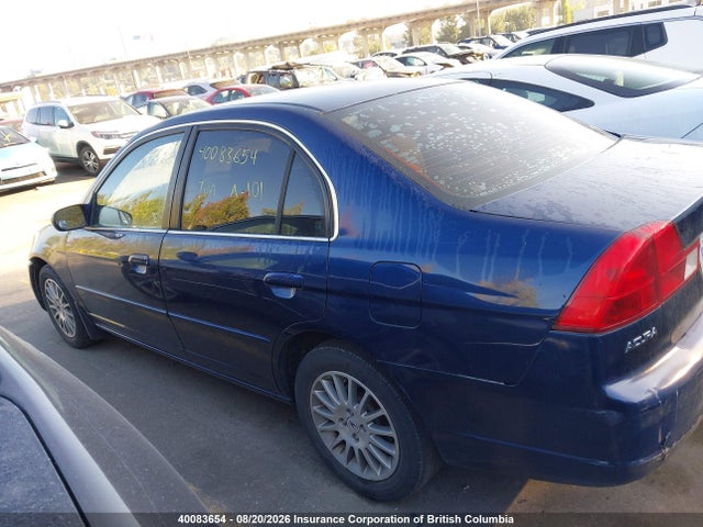 40083654 :رقم المزاد ، 2HHES36603H005550 vin ، 2003 Acura 1.7el Touring مزاد بيع