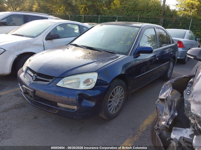 40083654 :رقم المزاد ، 2HHES36603H005550 vin ، 2003 Acura 1.7el Touring مزاد بيع