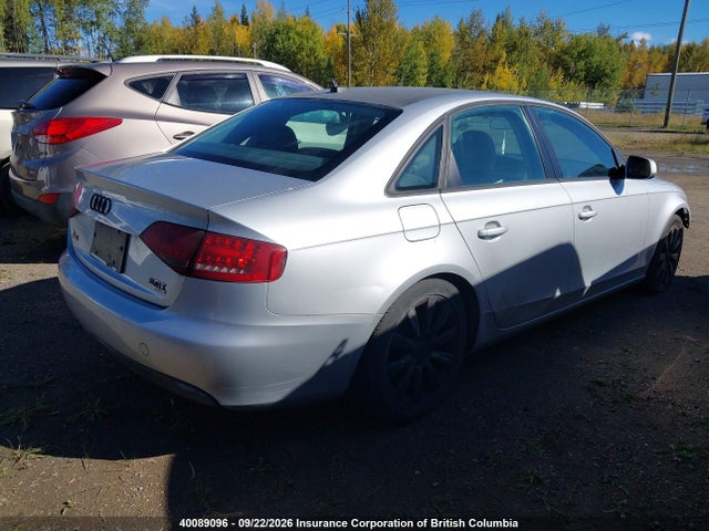 2011 Audi A4 მანქანა იყიდება აუქციონზე, vin: WAUBFCFL4BN006607, აუქციონის ნომერი: 40089096