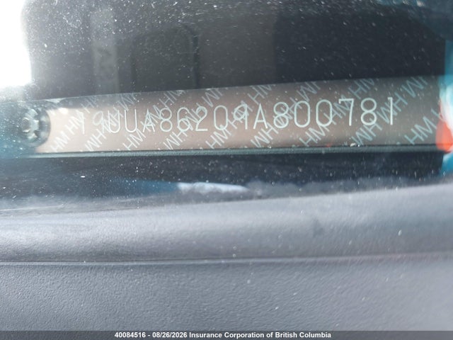 40084516 :رقم المزاد ، 19UUA86209A800781 vin ، 2009 Acura Tl مزاد بيع