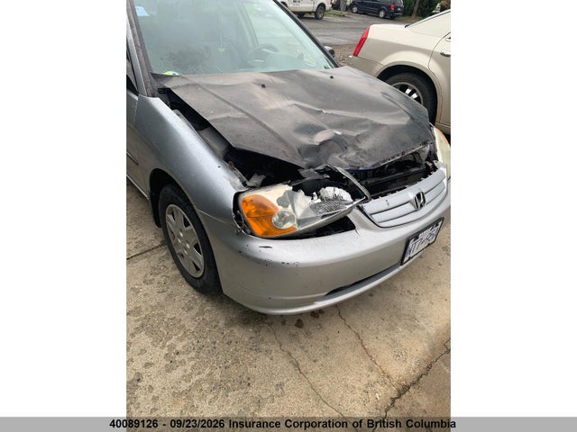 2003 Honda Civic მანქანა იყიდება აუქციონზე, vin: 2HGES16433H911778, აუქციონის ნომერი: 40089126