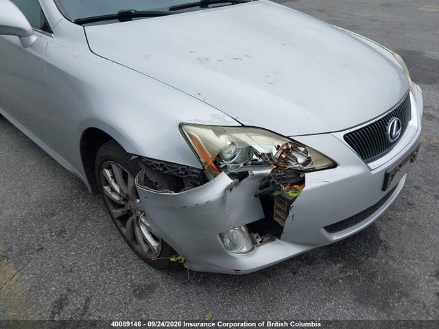 40089146 :رقم المزاد ، JTHCK262285022770 vin ، 2008 Lexus Is 250 مزاد بيع
